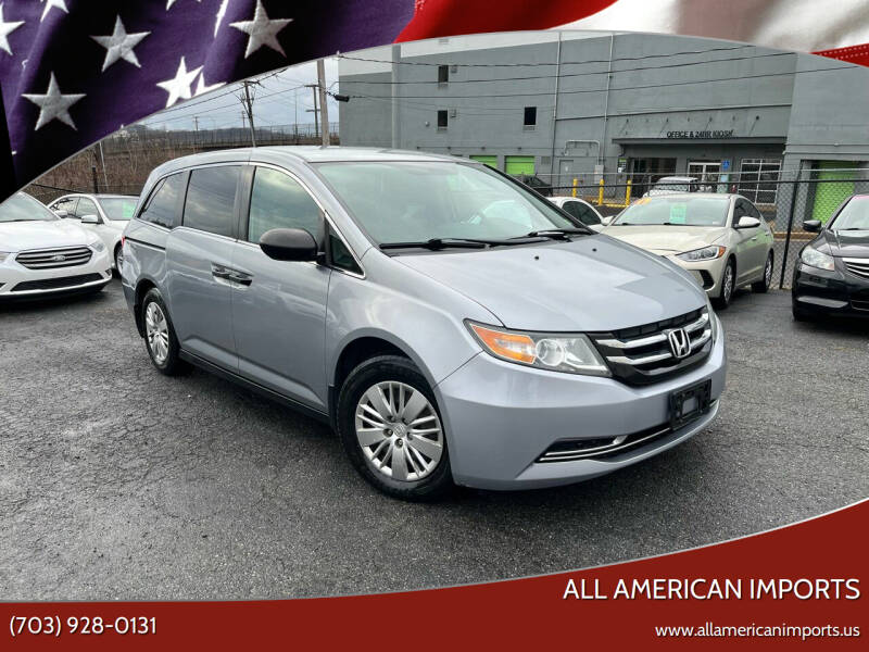 2016 Honda Odyssey for sale at All American Imports in Alexandria VA