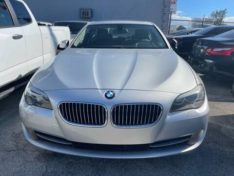 2013 BMW 5 Series for sale at America Auto Wholesale Inc in Miami FL