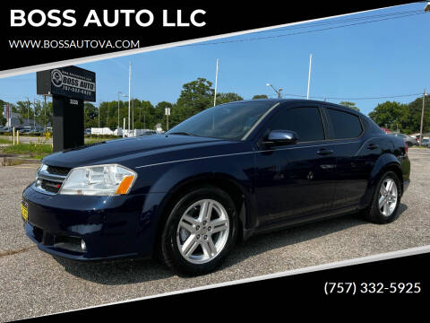 2014 Dodge Avenger for sale at BOSS AUTO LLC in Norfolk VA