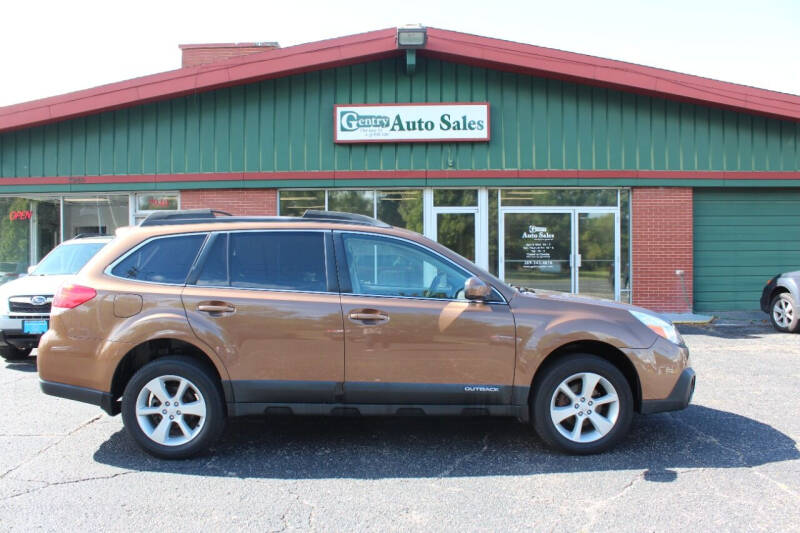 2013 Subaru Outback for sale at Gentry Auto Sales in Portage MI