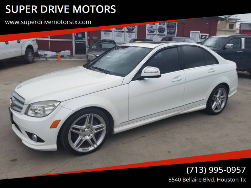 2009 Mercedes-Benz C-Class for sale at SUPER DRIVE MOTORS in Houston TX