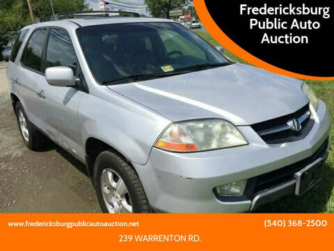 2003 Acura MDX for sale at FPAA in Fredericksburg VA