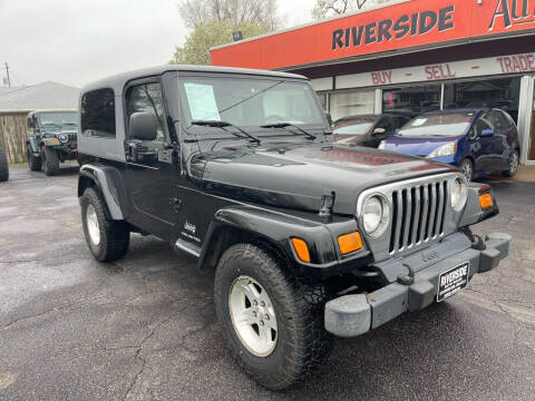 2005 Jeep Wrangler for sale at RIVERSIDE AUTO SALES in Sioux City IA