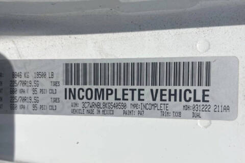 2019 RAM 5500