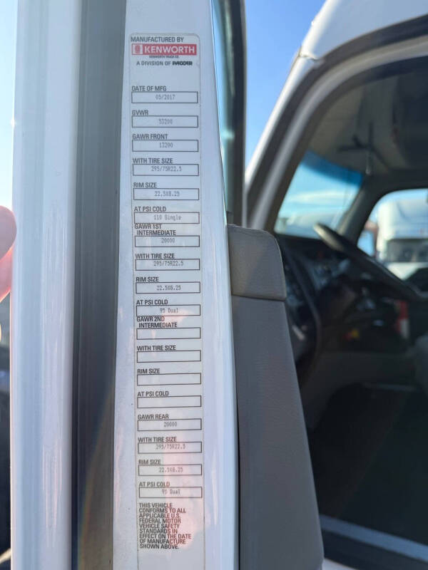 2018 Kenworth T680