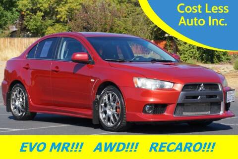 2008 Mitsubishi Lancer Evolution for sale at Cost Less Auto Inc. in Rocklin CA