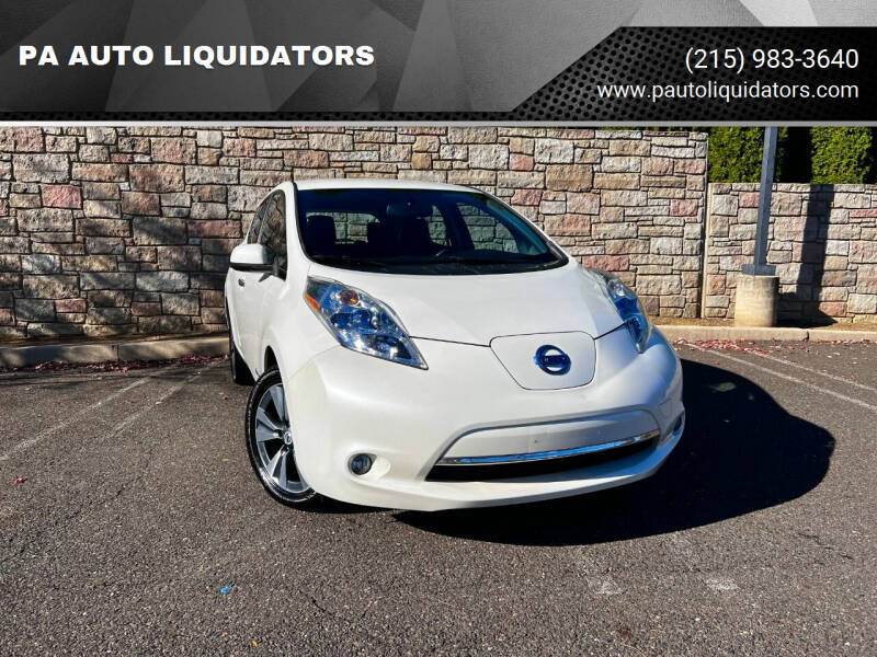 2013 Nissan LEAF for sale at PA AUTO LIQUIDATORS in Huntingdon Valley PA