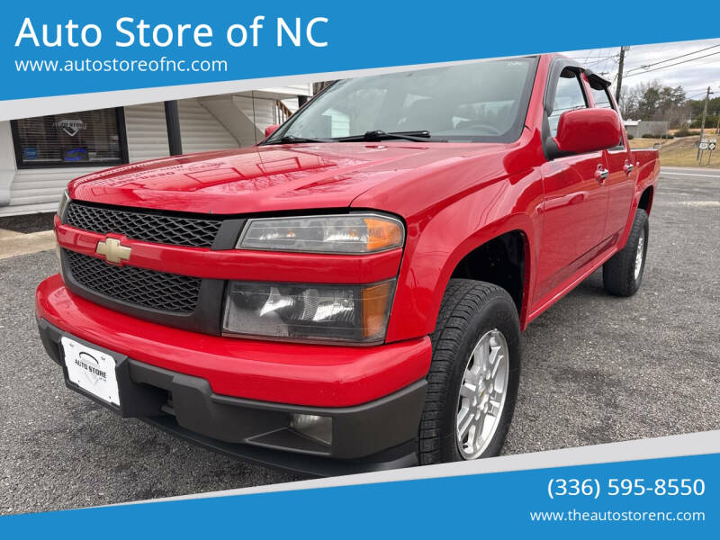 2012 Chevrolet Colorado for sale at Auto Store of NC in Walnut Cove NC