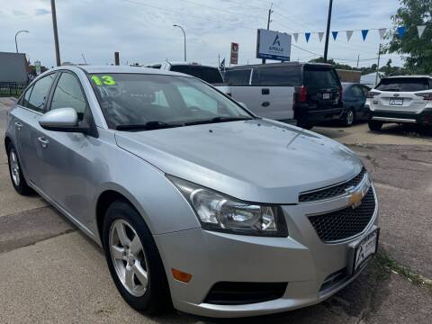 2013 Chevrolet Cruze for sale at Apollo Auto Sales LLC in Sioux City IA