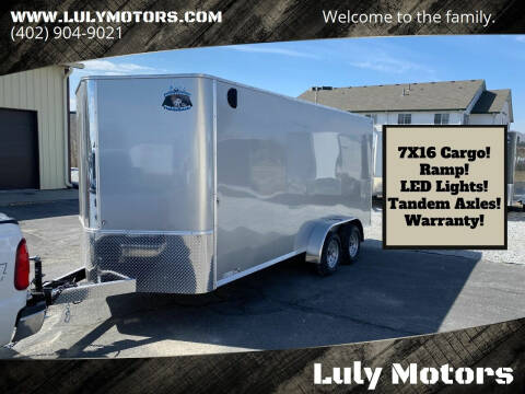 2023 R&M 7X16 V-Nose Enclosed Cargo for sale at Luly Motors-Trailers in Lincoln NE