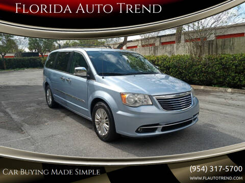 2012 Chrysler Town and Country for sale at Florida Auto Trend in Plantation FL
