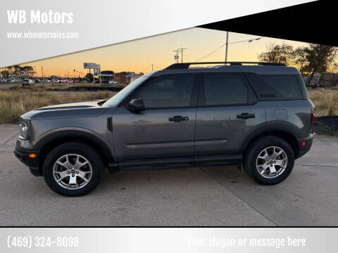 2022 Ford Bronco Sport for sale at WB Motors in Lewisville TX