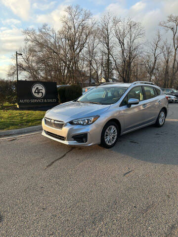 2018 Subaru Impreza for sale at Station 45 AUTO REPAIR AND AUTO SALES in Allendale MI