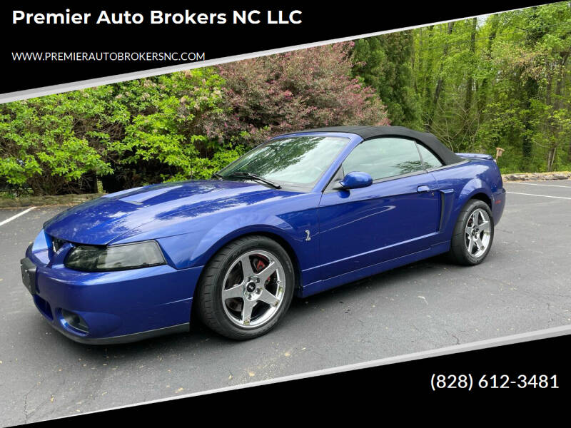 2003 Ford Mustang SVT Cobra for sale at Premier Auto Brokers NC LLC in Hudson NC