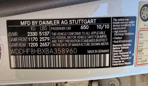 2011 Mercedes-Benz E-Class