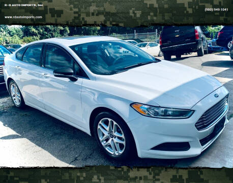 2013 Ford Fusion for sale at R-D AUTO IMPORTS, Inc in Charlotte NC
