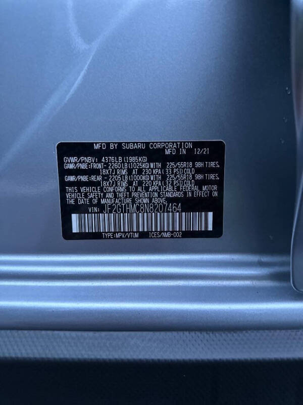 2022 Subaru Crosstrek Limited