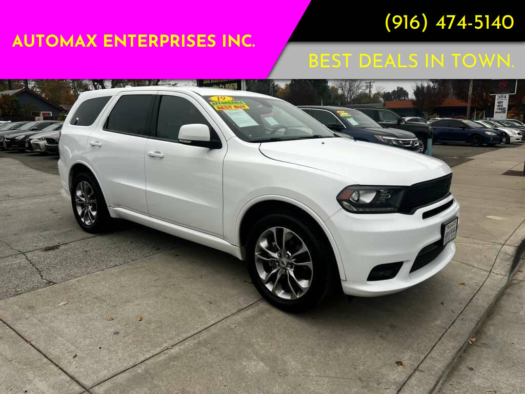 White 2019 Dodge Durango GT Plus AWD GT Plus 4dr SUV 1