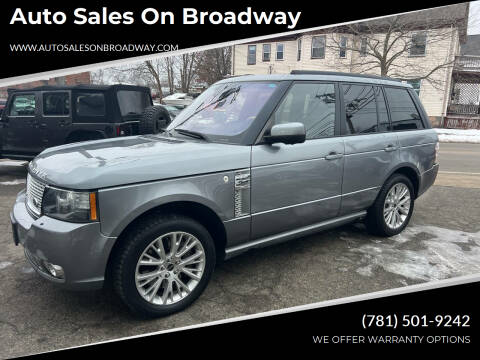 2012 Land Rover Range Rover for sale at Auto Sales on Broadway in Norwood MA