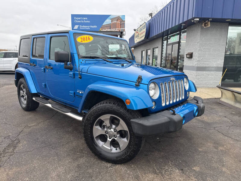 2016 Jeep Wrangler Unlimited for sale at Guarantee Motors,  INC - Guarantee Motors, INC in Villa Park IL