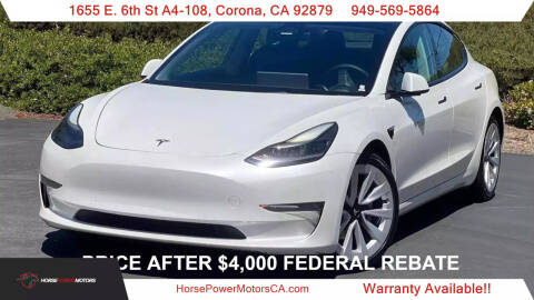 2022 Tesla Model 3 for sale at HorsePower Motors in Norco CA