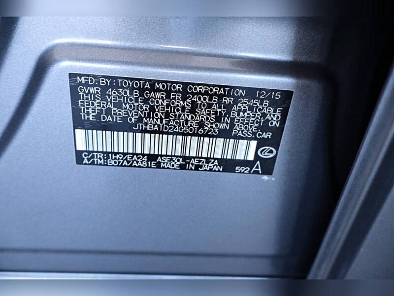 2016 Lexus IS 200t