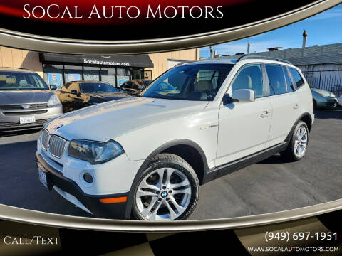 2008 BMW X3 for sale at SoCal Auto Motors in Costa Mesa CA
