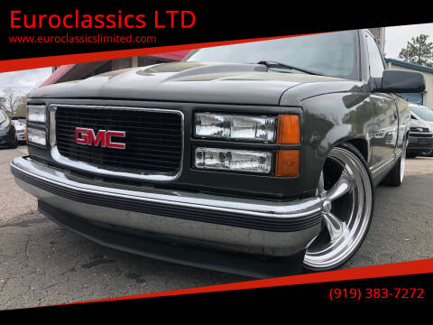 1996 GMC Sierra 1500 for sale at Euroclassics LTD in Durham NC