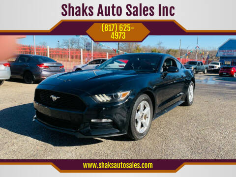 2016 Ford Mustang for sale at Shaks Auto Sales Inc in Fort Worth TX