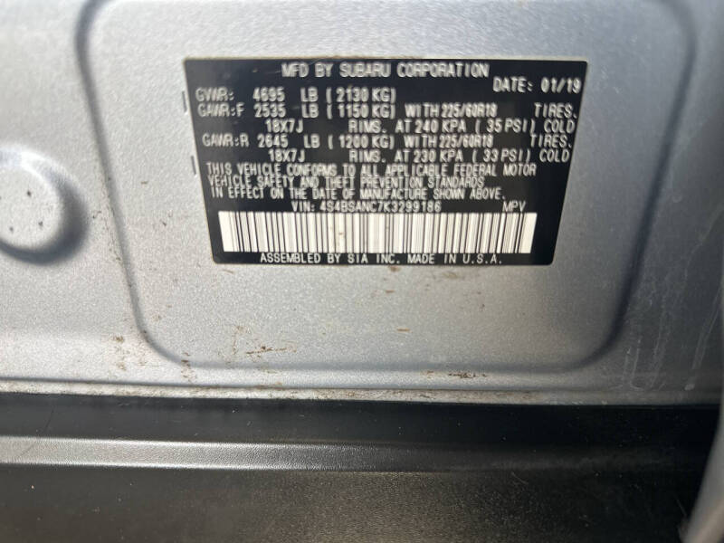 2019 Subaru Outback 2.5i Limited