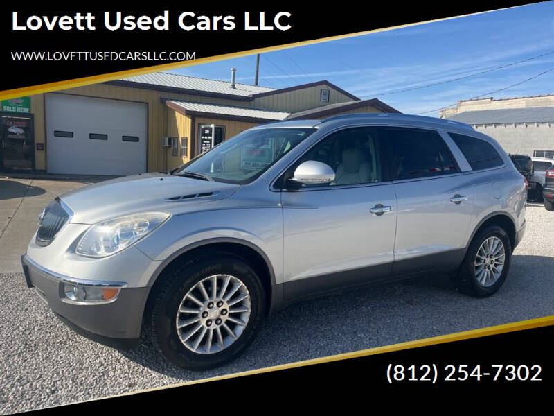 2012 Buick Enclave for sale at Lovett Used Cars LLC in Washington IN