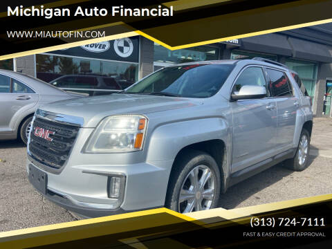 2017 GMC Terrain for sale at Michigan Auto Financial in Dearborn MI