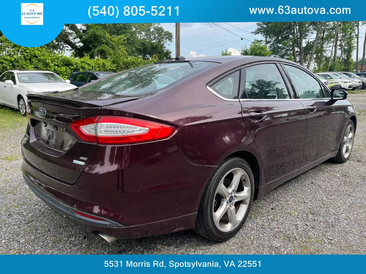 2013 Ford Fusion for sale at 63 Auto Inc in Spotsylvania, VA