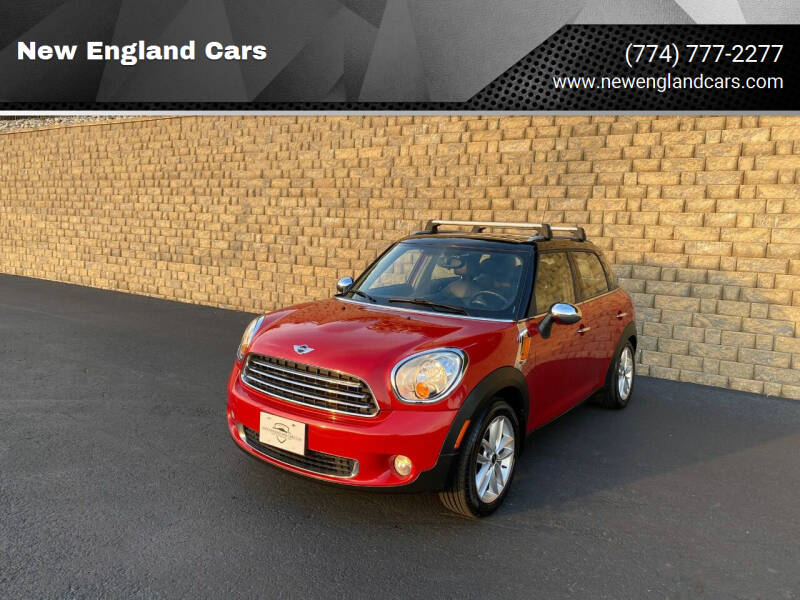 2013 MINI Countryman for sale at New England Cars in Attleboro MA