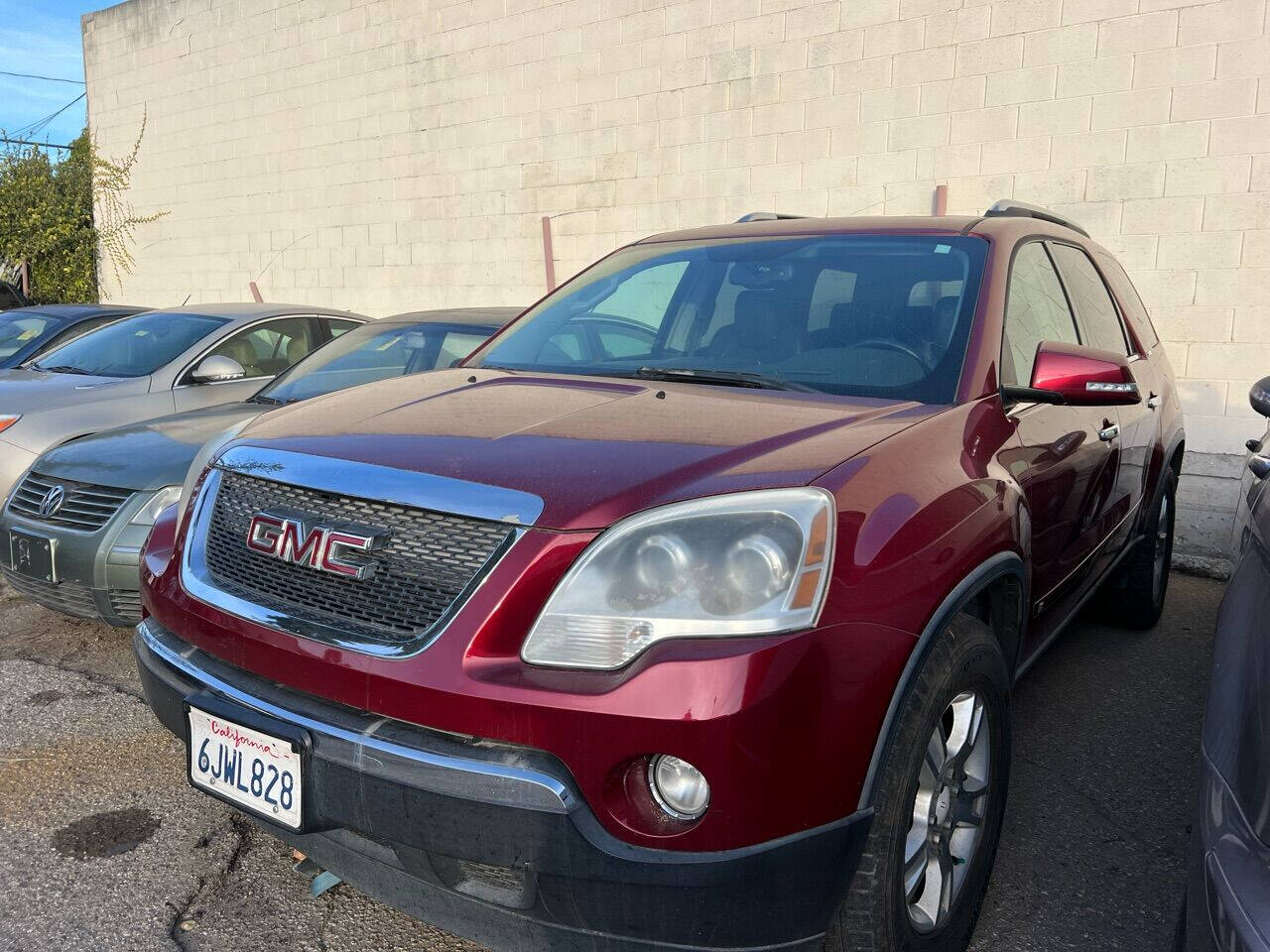 Red 2009 GMC Acadia SLT-1 SLT-1 4dr SUV 1
