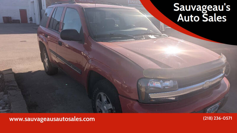 2002 Chevrolet TrailBlazer for sale at Sauvageau's Auto Sales in Moorhead MN