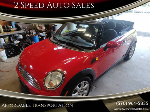 2010 MINI Cooper for sale at 2 Speed Auto Sales in Scranton PA