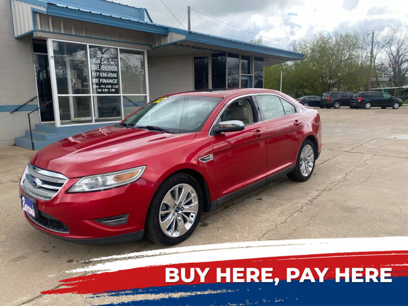 2012 Ford Taurus for sale at Barron's Auto Enterprise - Barron's Auto Cleburne East in Cleburne TX