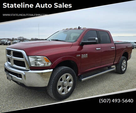 2015 RAM 2500 for sale at Stateline Auto Sales in Mabel MN