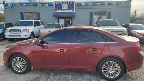 2012 Chevrolet Cruze for sale at We've Got A lot in Gaffney SC