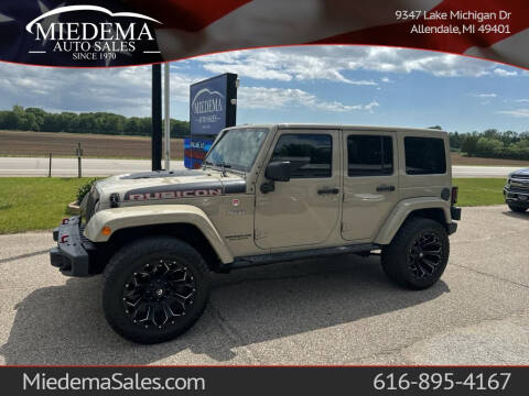 2017 Jeep Wrangler Unlimited for sale at Miedema Auto Sales in Allendale MI