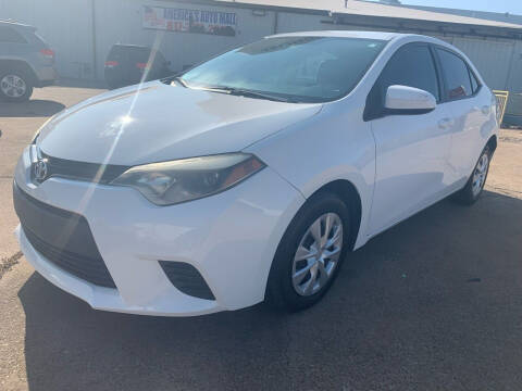 2014 Toyota Corolla for sale at Fast Lane Motorsports in Arlington TX