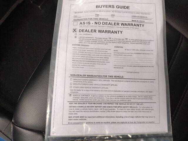 2022 Ford Edge SEL