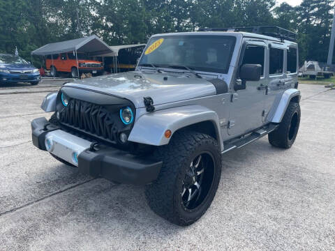 2015 Jeep Wrangler Unlimited for sale at AUTO WOODLANDS in Magnolia TX