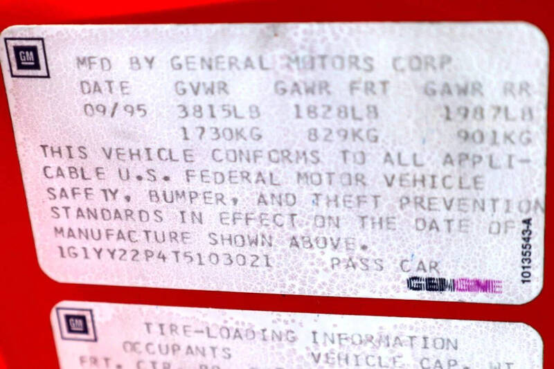 1996 Chevrolet Corvette