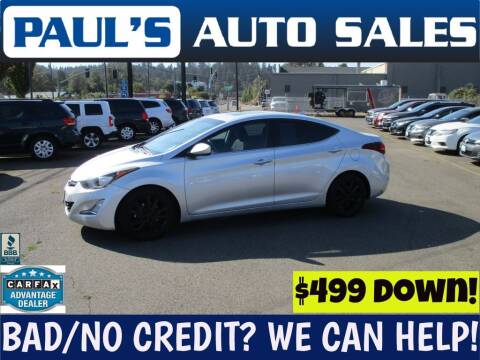 2015 Hyundai Elantra for sale at Paul's Auto Sales in Eugene OR