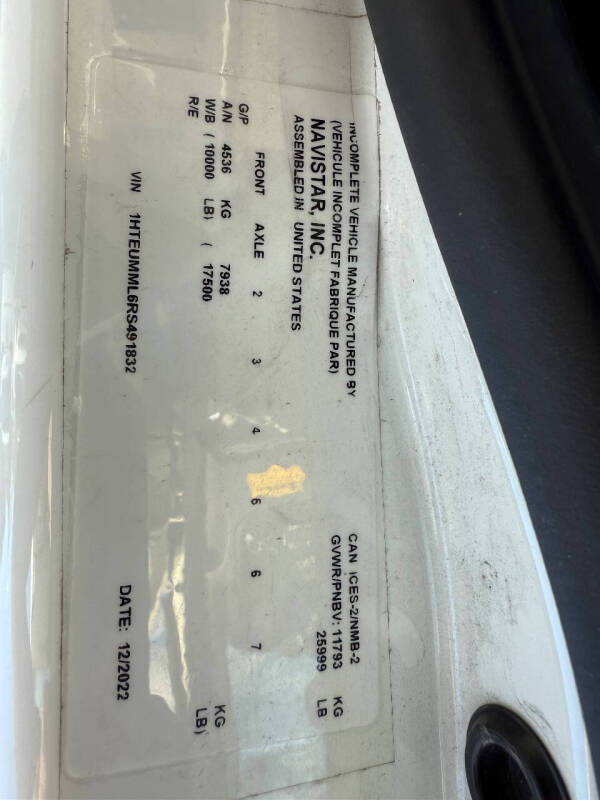 2024 International MV607