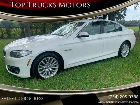 2014 BMW 5 Series for sale at Top Trucks Motors in Pompano Beach FL