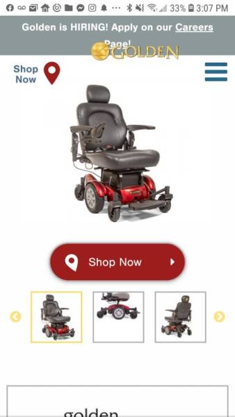 2021 Golden Power Chair for sale at JR's Auto Sales Inc. in Shelby NC