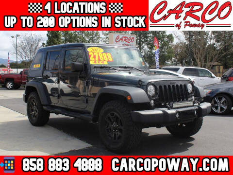 Jeep Wrangler Unlimited For Sale in Chula Vista, CA - CARCO SALES & FINANCE